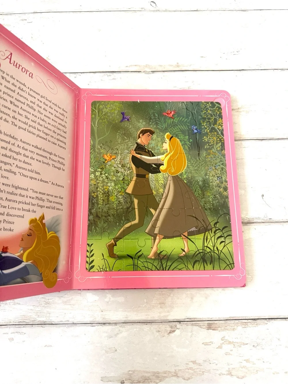 Disney Pretty Princess Puzzles & True Love Stories Children’s Book